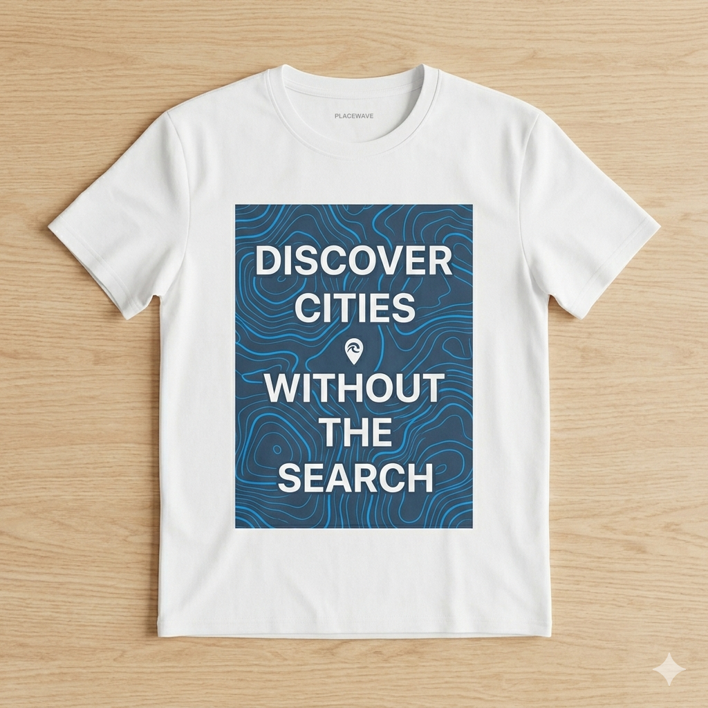 Футболка Placewave «Discover Cities» White